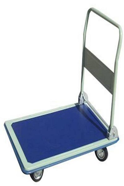 Generic Trolley for Transporting Goods - Blue / Silver