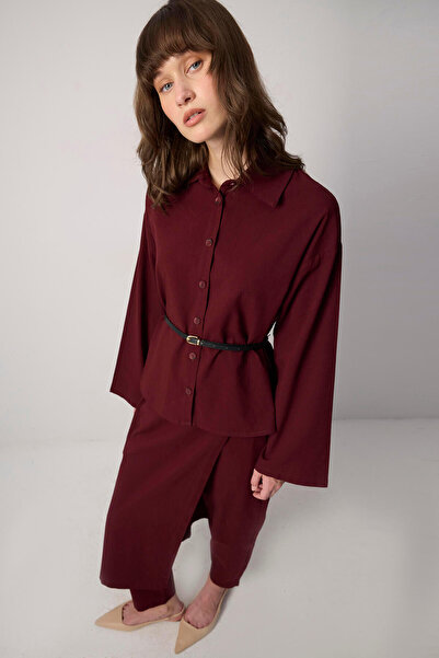 Touché Privé NATURAL TEXTURED SHIRT PANT SET