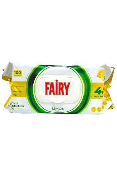 Fairy Șervețele de curățare universale, cu aromă de lămâie, 100 buc.