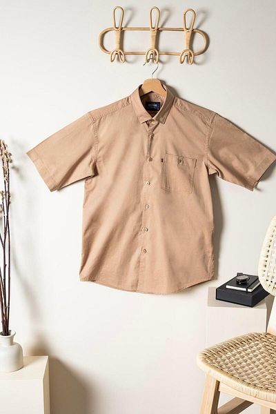 Brothers Men's Comfort Fit Basic Short Sleeve Single Pocket Washable Gabardine Shirt Kansas Ss B01.251.428 -