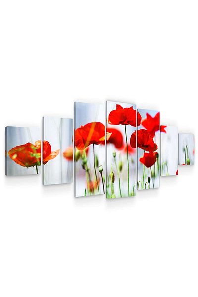 startonight Set Tablou DualView Startonight Macii Infloriti, 7 piese, 100 x 240 cm