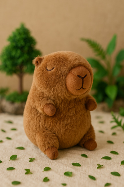 Nerth Uykucu Kapibara Peluş Yastık Uyku Arkadaşı 25cm