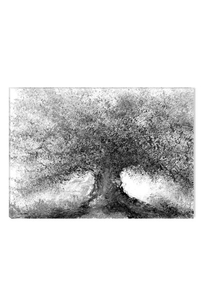 startonight Tablou Alb-Negru Abstract Startonight, Copac bogat, 80 x 120 cm