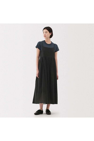 Muji High Twisted Veil Camisole Dress