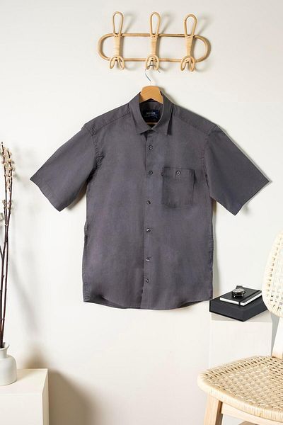 Brothers Men's Comfort Fit Basic Short Sleeve Single Pocket Washable Gabardine Shirt Kansas Ss B01.251.428 -