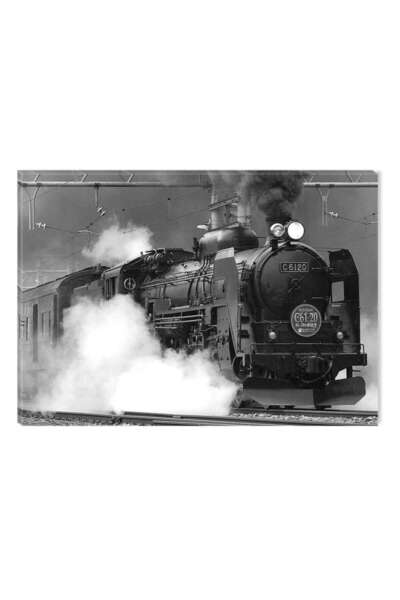 startonight Tablou Alb-Negru Abstract Startonight, Locomotiva, 60 x 90 cm