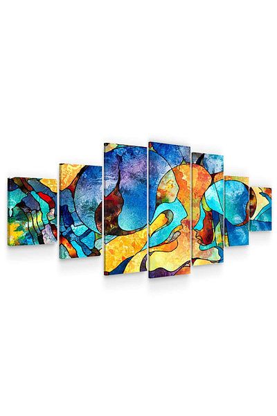 startonight Set Tablou DualView Startonight Mama si Fiu, 7 piese, 100 x 240 cm