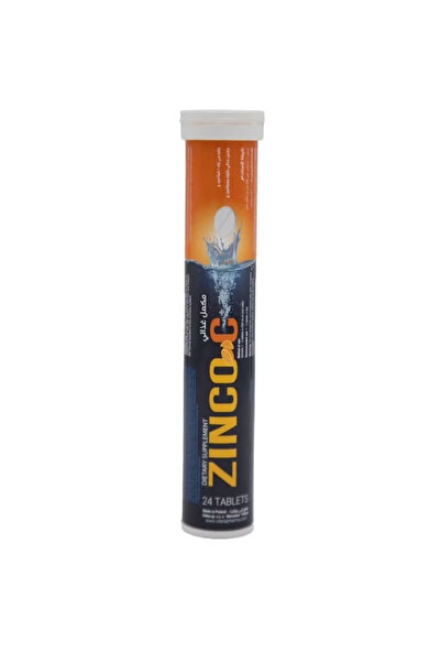 Zinco-C فيتامين سي 1000 ملجم 24 قرص فوار