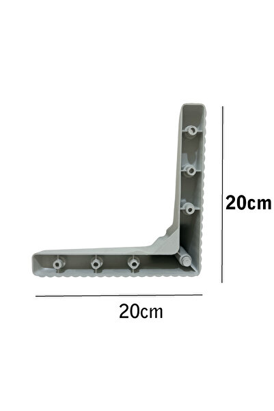 HOMDEP Sofa Armchair Tv Unit Console Upgrade Zenit Model Plastic Leg 10 cm White Color 6 Pieces