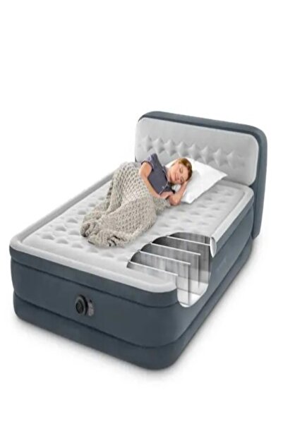 Intex Saltea Intex Premium Dura-Beam Cu Suport Cap Si Pompa Inclusa152x46x236