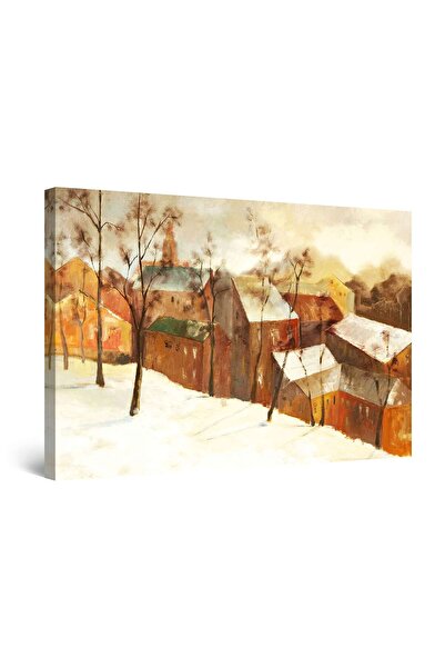 startonight Tablou DualView Startonight Sat iarna, 90 cm x 60 cm