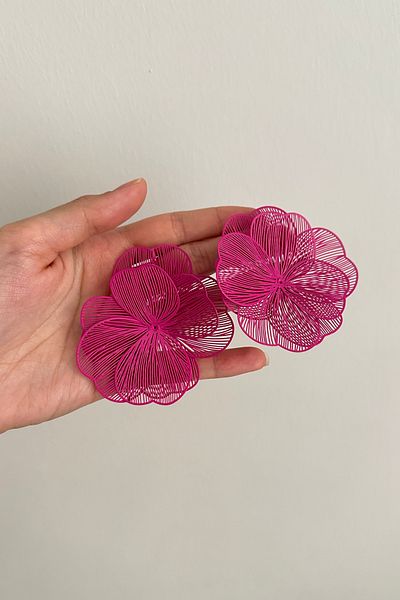 Okko Store Wire Flower 2 Piece Earrings