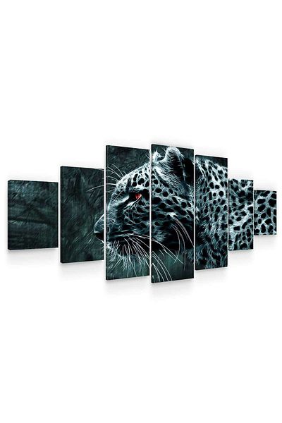 startonight Set Tablou DualView Startonight Eleganta felina, 7 piese, 100 x 240 cm