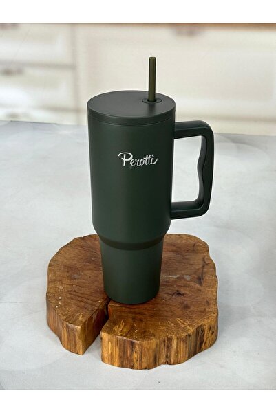Perotti كول V2 ترمس ستانلس ستيل 1200 مل كاكي