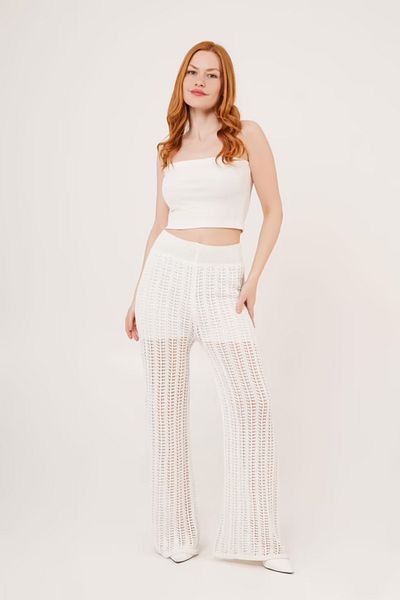 Bare & Bold Wide Leg Pants with Elastic Waist