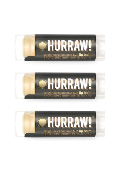 Hurraw ! Sun Lip Balm SPF15 4.8G 3 Pack