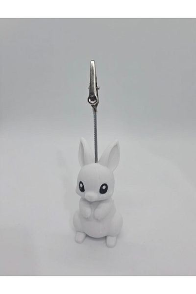 CEVİZ DİZAYN Walnut Design Rabbit Note Holder with Notes