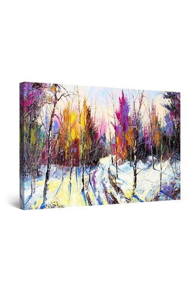 startonight Tablou DualView Startonight Peisaj de iarna, 80 cm x 120 cm