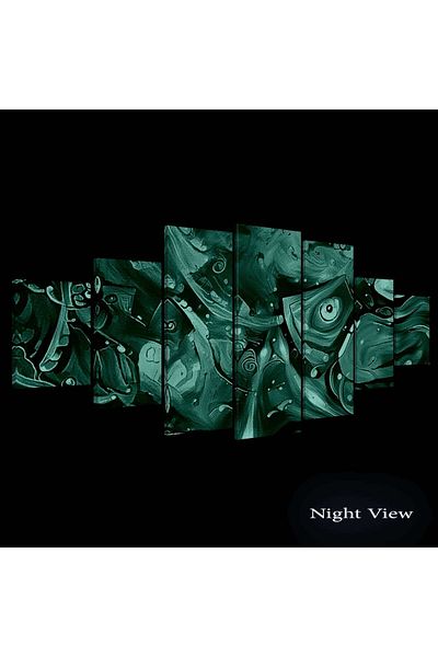 startonight Set Tablou DualView Startonight Lume Acvatica, 7 piese, 100 x 240 cm