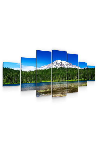 startonight Set Tablou DualView Startonight Primavara in munti, 7 piese, 100 ...