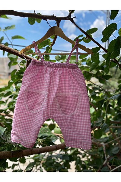 Store Pötikare Omuzdan Bağlamalı Kız Tulum