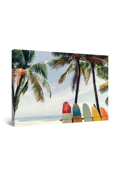 startonight Tablou DualView Startonight Palmieri si Surf, 90 cm x 60 cm