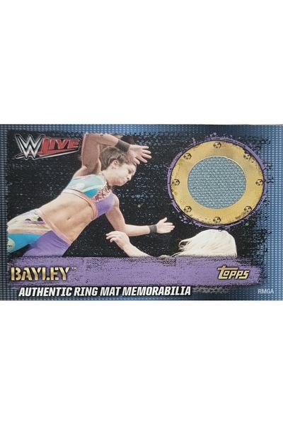Topps Wwe Slam Attax 10Th Edition: Rmga Bayley Authentic Ring Mat Relic 2017