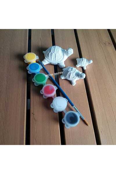 OEM taş boyama hobi kaplumbağa seti