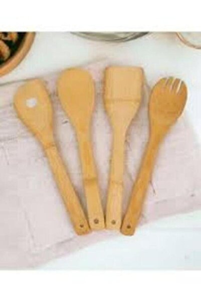 Esma Nur Akboğa مجموعة المطبخ من بيست تشويس بامبو مكونة من 4 قطع