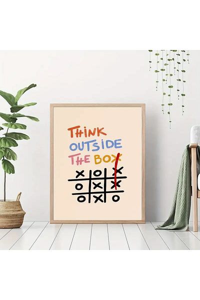 512 STORE "Εκτός του κουτιού" Μοντέρνα αισθητική διακόσμηση τοίχου χωρίς πλαίσιο ζωγραφική αφίσα