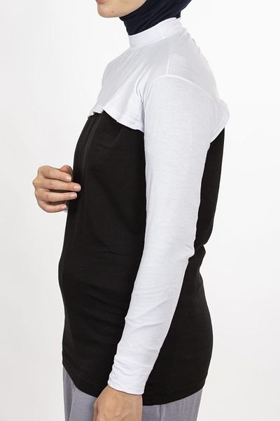 Modamelita Hijab Neck Collar μανίκι μπολερό crop γιακάς
