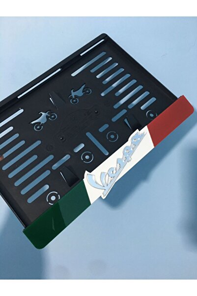 3ALAZERPLEKSİ 3ALAZERPLEKSİ İTALYAN GÜMÜŞ VESPA MOTOR PLAKALIĞI