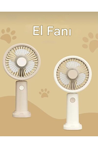 GümüşAVM 3 Kademeli Şarjlı Mini Fan | El Fanı
