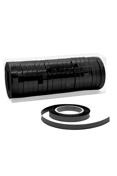 Mielibon Metallized Black Raffia – 25 Meters |   Balloon Binding, Gift Packaging, Decoration Ribbon