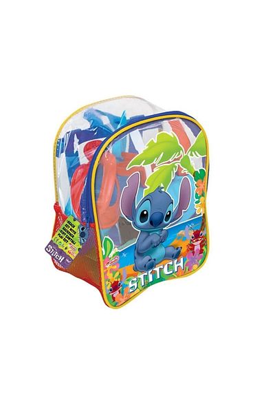 Ailenizin Oyuncakçısı Stitch Illustrated Backpack Beach Set