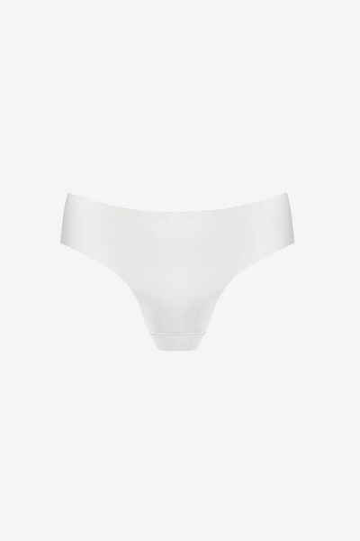 Bolero Slip alb pentru femei din bumbac Pima fără cusături