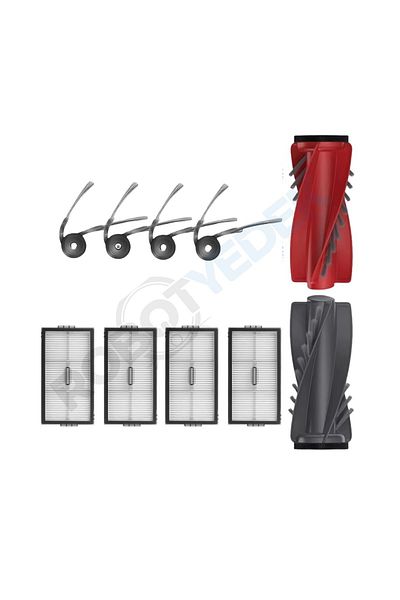 robotyedek Saros 10R Compatible Brush Hepa Filter Set Without Mop-9 Pieces