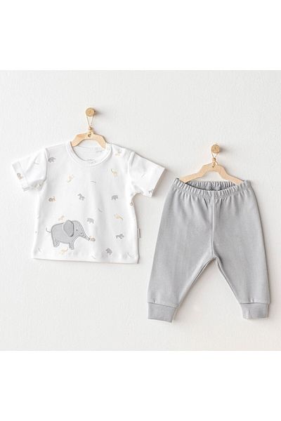 MBB ETİCARET Andywawa Ac25809 Little King 2 Piece Set Gray