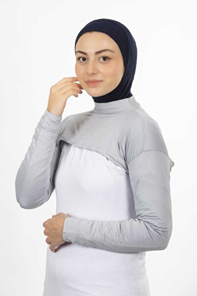 Modamelita Hijab Neck Collar Oversleeve Bolero Crop Neck Collar