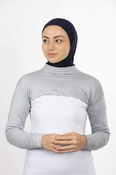 Modamelita Hijab Neck Collar μανίκι μπολερό crop γιακάς