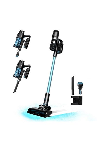 CECOTEC Aspirator vertical 3 in 1 Rockstar 1500 Ray, Putere 215W, 25.2V Li-Ion, 12kPa, Autonomie 45min