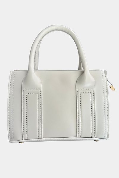osteir Women's Mini Size Hand and Shoulder Bag with Adjustable Shoulder Strap and Zipper Closure