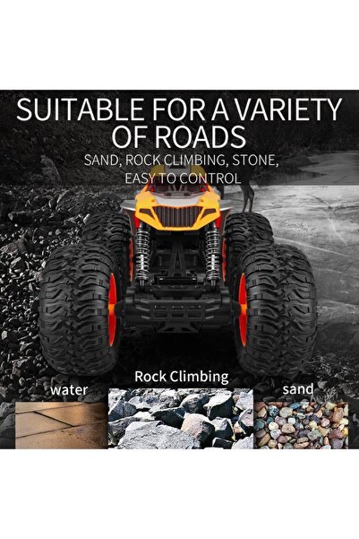 TRUST STORE Kumandalı 33 CM Dev Off-Road Araba 15KM/H Hızlı, Şarjlı, 2.4GHz RC Tırmanıcı Arazi Aracı 9030-3F TUR