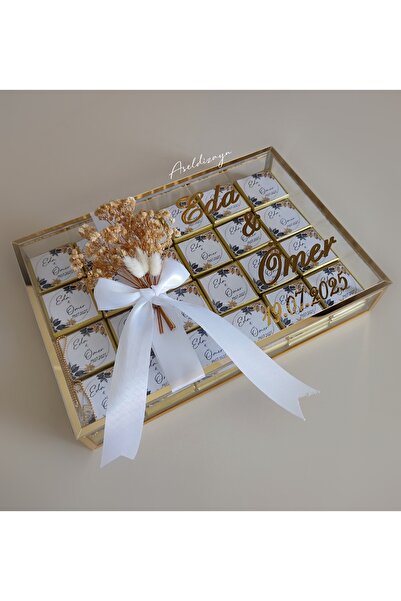 ASEL DİZAYN 60 adet kız isteme çikolatası söz nişan çikolatası