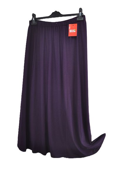elma abone Plus Size Pigment Combed Cotton Elastic Mother's Skirt