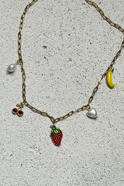 AMORE.İST STORE Çelik Summer Charm Kolye