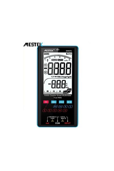 Mestek Dm97S Large Screen Intelligent Range Portable Multimeter