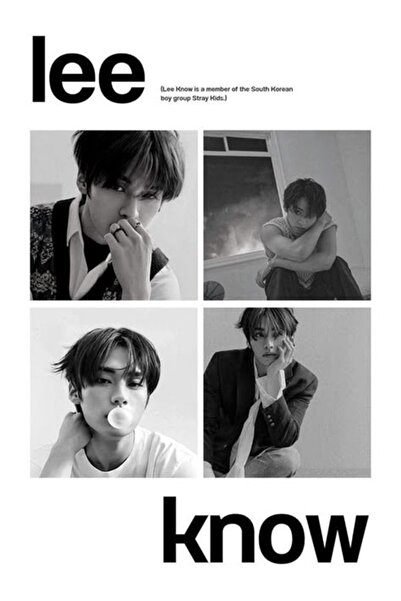 512 STORE Stray Kids Bts K-Pop Tanıtım Chang-Bin, Han, Lee, Hwang, Seung,Jeongin, Lee Know Çerçevesiz Poster
