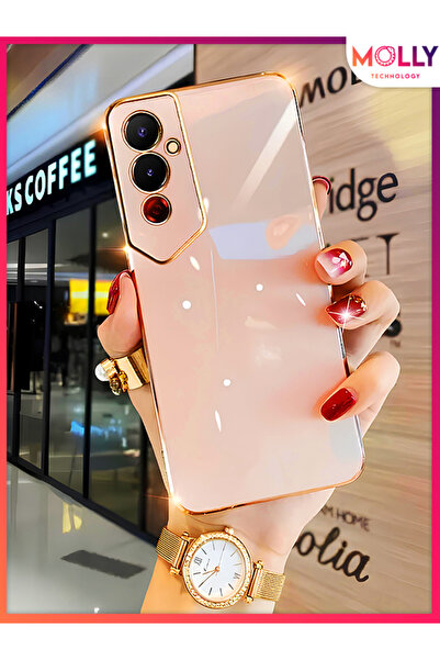 Molly Rose Edges Gold Detailed Luxury Silicone Case for Tecno Pova Neo 2