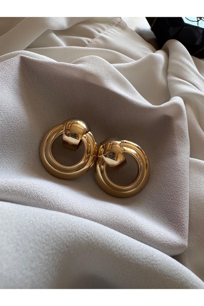 RİSE Gold hoop earrings